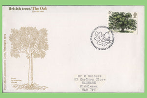 G.B. 1973 Oak Tree on Post Office/Stampex Official First Day Cover, Horticultural Hall