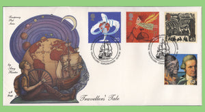 G.B. 1999 Travellers Tale set on 4d Post First Day Cover, Middlesbrough