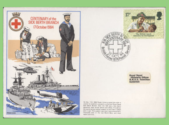 G.B. 1984 Centenary of the Sick Berth Branch, Royal Navy Cover