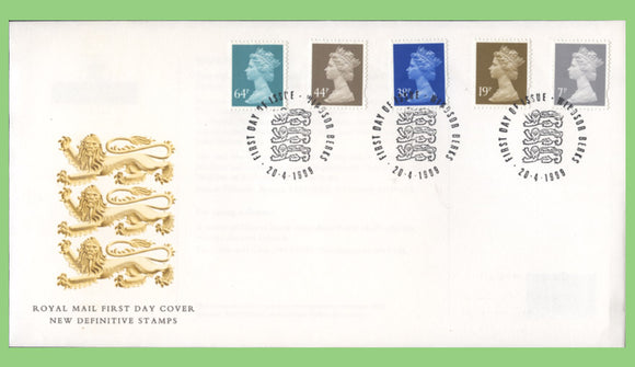 G.B. 1999 definitives on Royal Mail First Day Cover, Windsor
