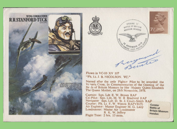 G.B. 1978 Stanford-Tuck RAF, Flown & Signed commemorative cover