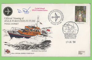 G.B. 1984 Naming of RNLB Foresters Future, Withernsea, signed official RNLI cover No 111