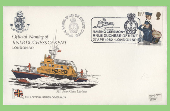 G.B. 1982 Naming of RNLB 'Duchess of Kent' official RNLI cover No 79