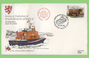 G.B. 1984 Dedication of RNLB Sir Max Aitken II, official RNLI cover No 115