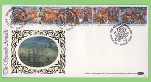 G.B. 1988 Armada set on Benham First Day Cover, Tilbury