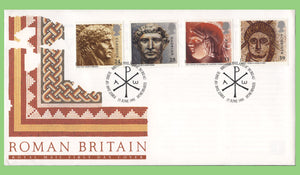 G.B. 1993 Roman Britain set on Royal Mail First Day Cover, Bureau