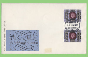 G.B. 1977 Silver Jubilee 9p G/P on Post Office First Day Cover, Battersea