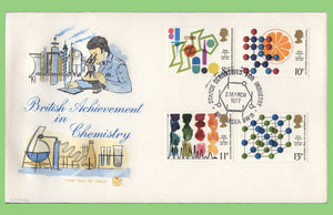 G.B. 1977 Chemistry set on u/a Stuart First Day Cover, Battersea