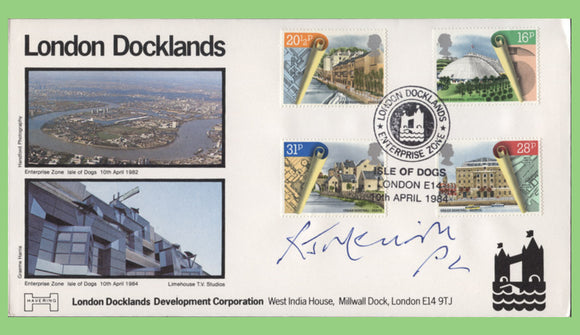G.B. 1984 Urban Renewal official Havering Signed  First Day Cover, Isle of Dogs