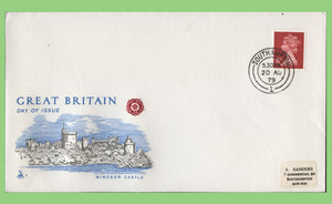 G.B. 1979 8p phosphor center band Mercury First Day Cover, Southampton