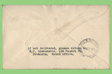 South Africa 1936 1½d pair on First Day Cover