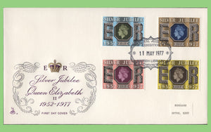 G.B. 1977 Silver Jubilee set on Mercury First Day Cover, British Library