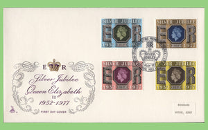 G.B. 1977 Silver Jubilee set on Mercury First Day Cover, Festival Hall