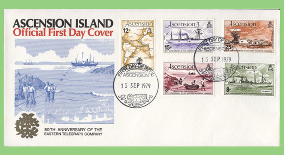 Ascension 1979 Eastern Telegraph Company set on First Day Cover