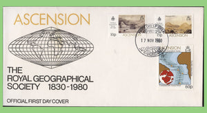 Ascension 1979 Royal Geographical Society set on First Day Cover