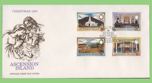 Ascension 1991 Christmas set on First Day Cover