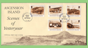 Ascension 1995 Scenes of Yesteryear set on First Day Cover