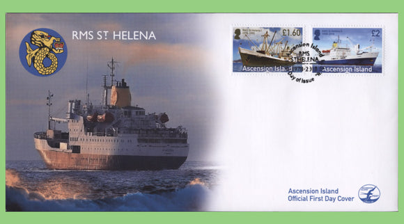 Ascension 2018 RMS St. Helena set on First Day Cover