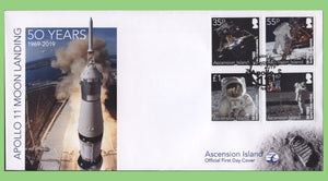 Ascension 2019 Anniversary of Apollo Moon Landing set on First Day Cover