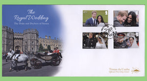 Tristan da Cunha 2018 Royal Wedding set on First Day Cover