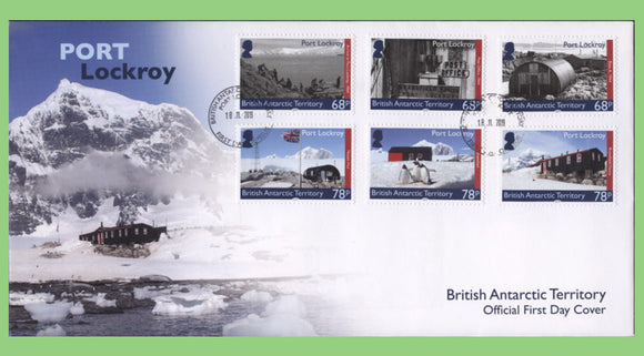 British Antarctic Territory 2019 Port Lockroy set on First Day Cover
