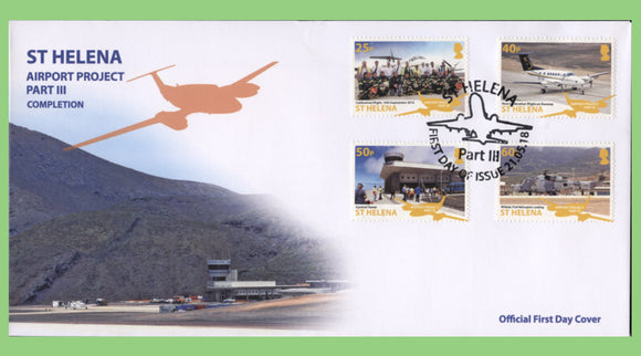 St Helena 2018 Airport Project Completion set on First Day Cover