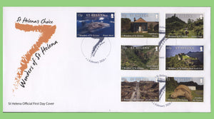 St Helena 2020 The Wonders of St Helena set on First Day Cover