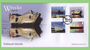 Falkland Islands 2018 Ship Wrecks Part II set on First Day Cover, Fox Bay