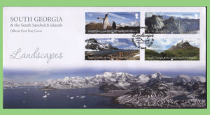 South Georgia & SSI. 2017 Landscapes set on First Day Cover