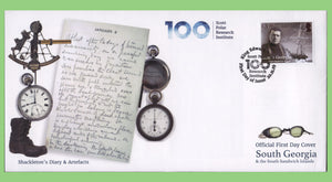 South Georgia & SSI. 2019 100 Years of Scott Polar Institute First Day Cover