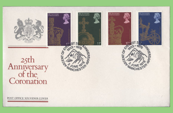 G.B. 1978 Coronation set on Ascent of Everest commemorative cover