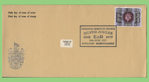 G.B. 1977 Silver Jubilee 9p on official Nuneaton B.C. First Day Cover, Nuneaton