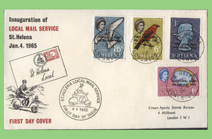 St Helena 1965 Inauguration of Local Mail Service set on First Day Cover