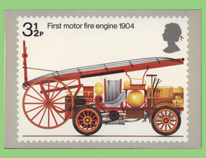 G.B. 1974 3½p Fire Engine PHQ card No6 used FDI