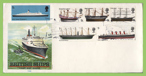 G.B. 1969 Ships set on Philart u/a First Day Cover, Cutty Sark Greenwich