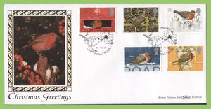 G.B. 1995 Christmas set on Benham First Day Cover, Hollybush