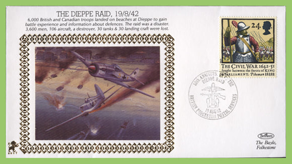 G.B. 1992 Benham WWII Series, The Dieppe Raid Cover