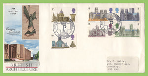 G.B. 1969 Cathedrals set on Pilgrim First Day Cover, Liverpool Metropolitan Cathedral