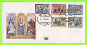G.B. 1979 Christmas set on Philart First Day Cover, British Library