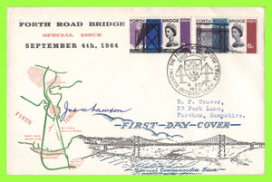 G.B. 1964 Forth Road Bridge set on signed GPO First Day Cover, North Queensferry