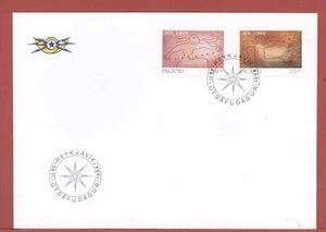Iceland 1994 Christmas set on First Day Cover