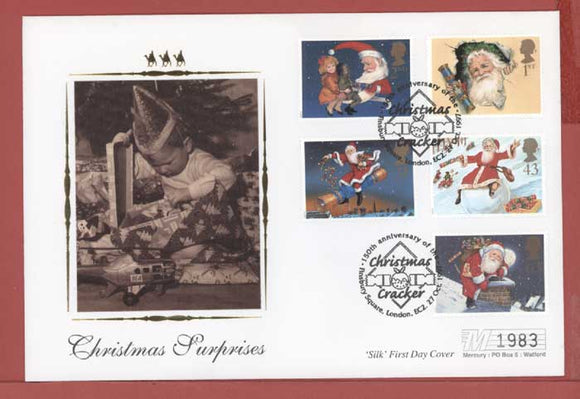 G.B. 1997 Christmas set on Mercury First Day Cover, London EC2