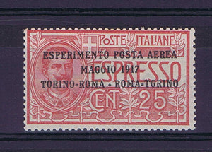 Italy 1917 Air. Express Letter stamp optd, UM MNH