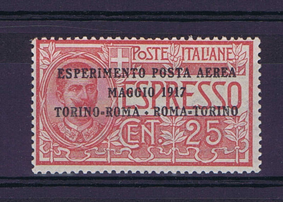 Italy 1917 Air. Express Letter stamp optd, UM MNH