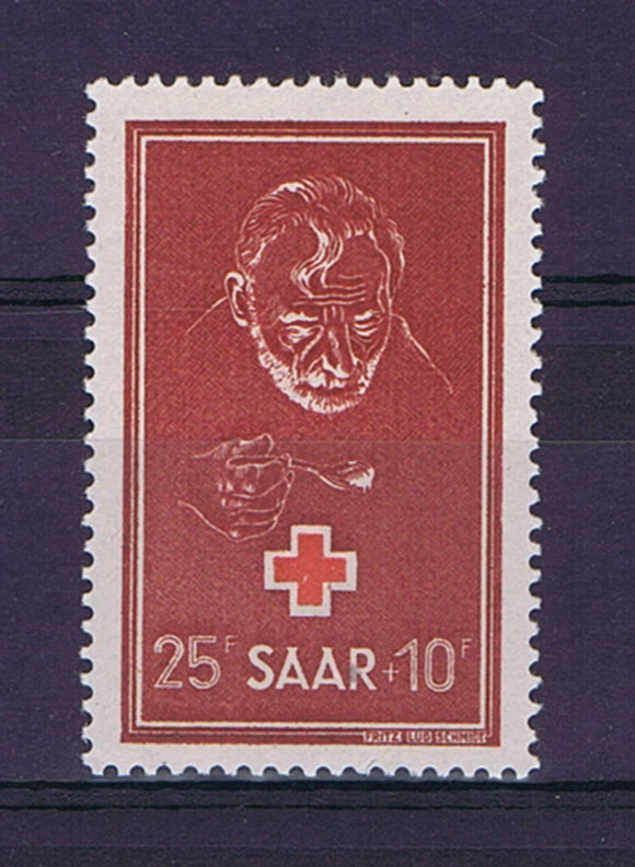 Saar 1950 Red Cross Fund issue, UM MNH