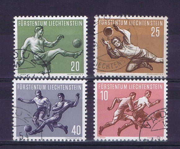 Liechtenstein 1954 Football set fine used